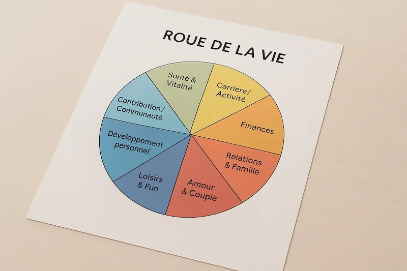 La roue de la vie — outil d'accompagnement en relation à soi, Mean to Be